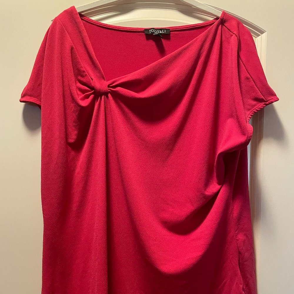 Pink Asymmetrical top